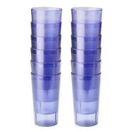 New Star Foodservice | Restaurant-Grade Beverage Tumblers (Blue (Set of 12), 12 oz)