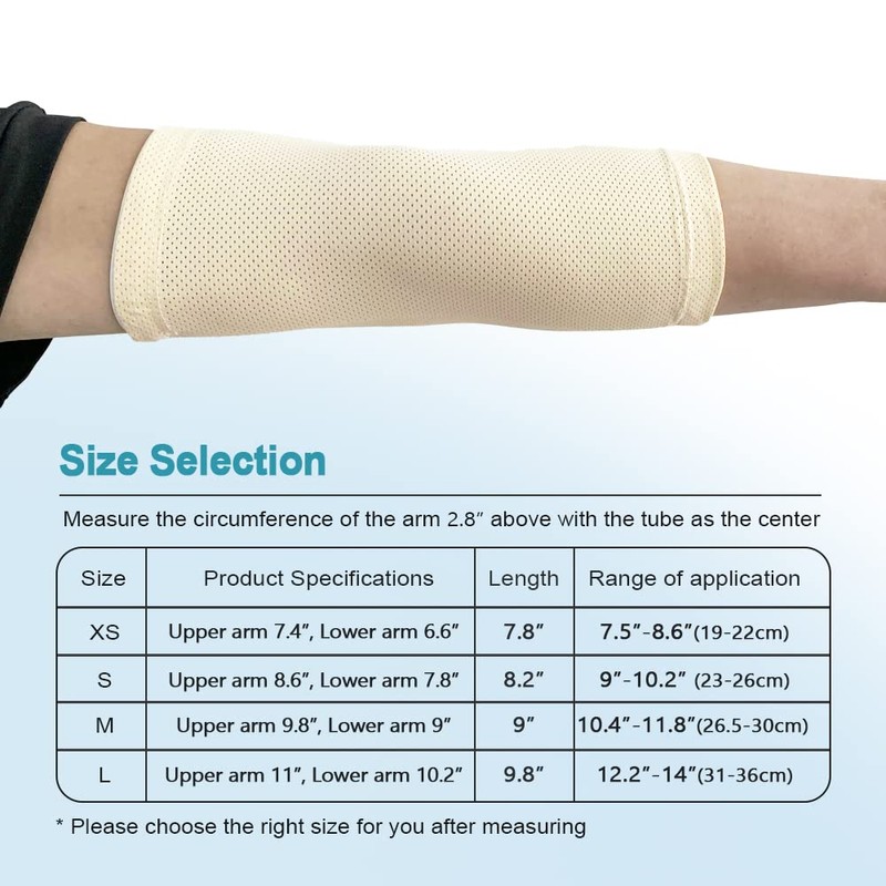 Arm PICC Line Sleeve Protector Elbow Breathable Cast Cover for