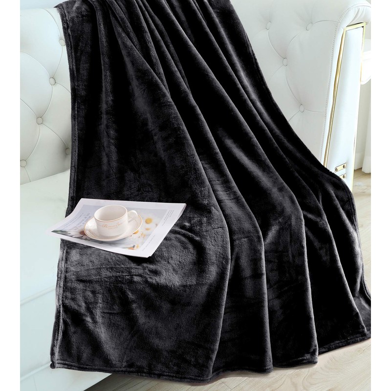 TASTHROW Cuddly Blanket, Soft Fleece Blanket, Sofa Throw, Soft and