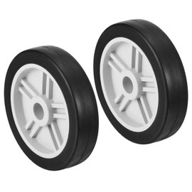 PATIKIL 4.7" Air Compressor Wheels, 2 Pack Universal Air Compressor Wheel Replacement Part with 0.7" Dia. Hole for Easy Mobility