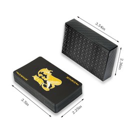 SirShop Diamond Waterproof Playing Cards, 2 Deck of Cards, Cool Premium Plastic Poker Cards for Game Night & Party Table Games