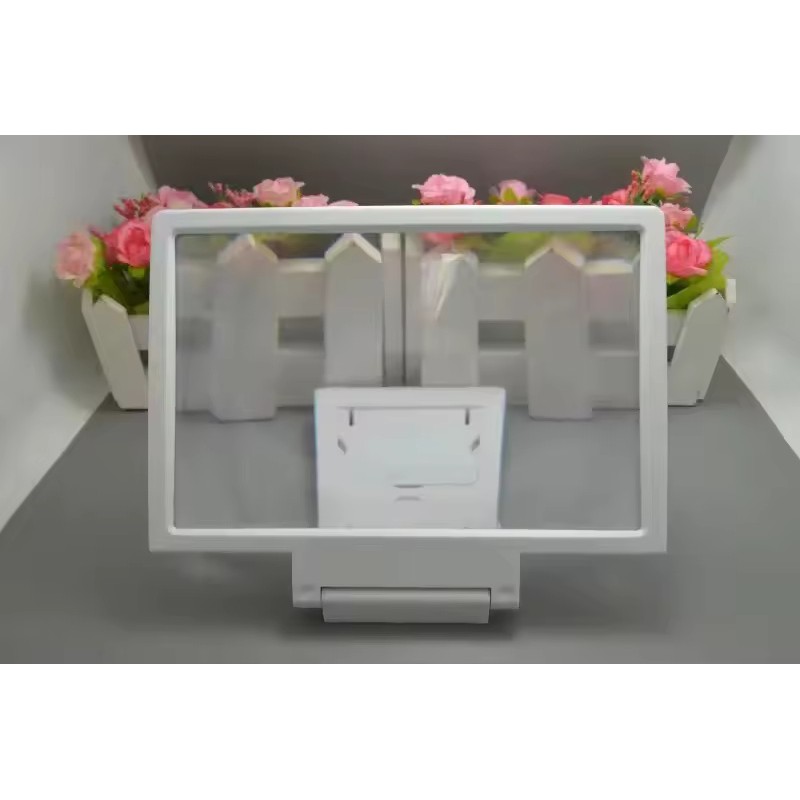 3D HD Phone Screen Magnifier Stand, Foldable 2-3X Mobile Video