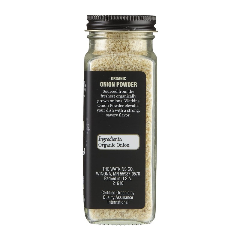 Watkins Gourmet Organic Spice Jar, Onion Powder, 2.8 Oz