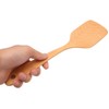 2Pcs Wooden Spatula Heat Resistant Light Weight Kitchen Cooking Utensils