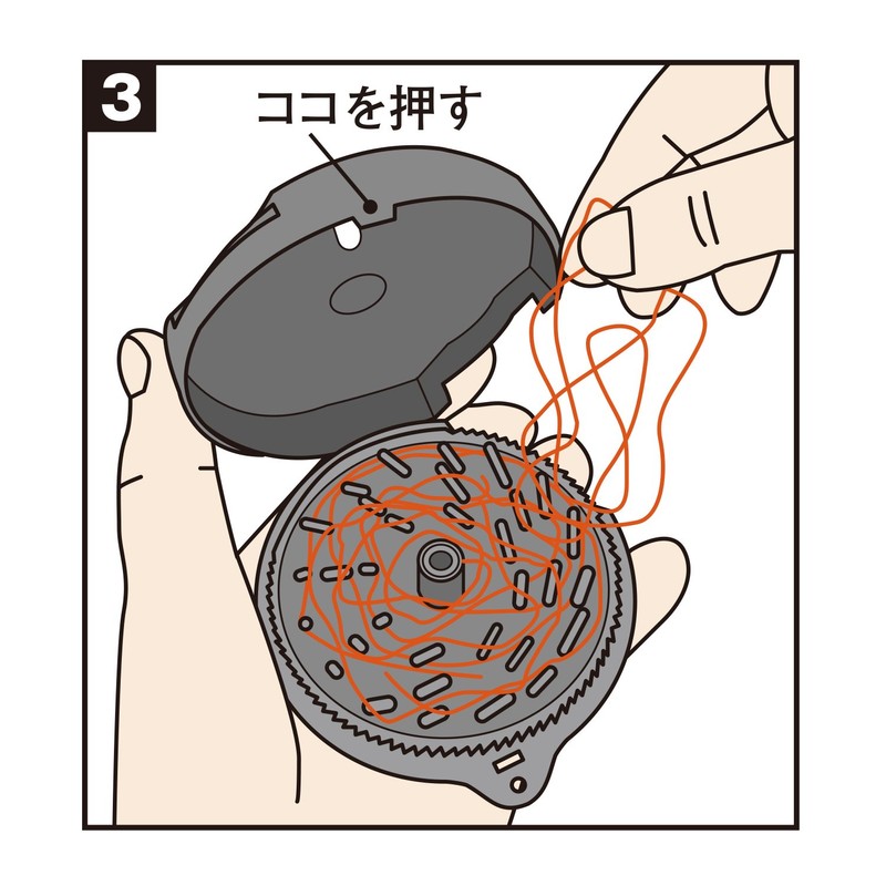 Daiichi Seiko Lint Winder Foliage Green Garbage Carabiner Fishing