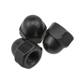 Zangc M6 Black Hexagon Cap Nut Hex Acorn Nut Acorn Cap Nut Acorn Nut 20PCS