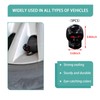 Dickno 5 PCS Skull Style Tire Valve Stem Caps with