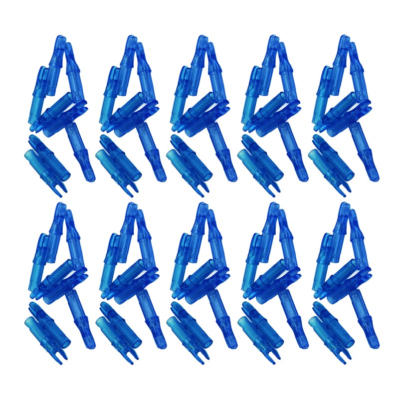 100pcs Archery Arrow Nock Durable Plastic Insert Arrow Nocks Light