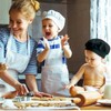 Carolilly Kids Apron and Hat Set, Adjustable Children Kitchen Chef