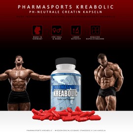 Kreabolic - 240 Capsules Buffered Creatine, Highly Concentrated Creatine