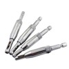 Bestgle 4Pcs Door Self-centering Hinge Drill, Window Hole Opening Center