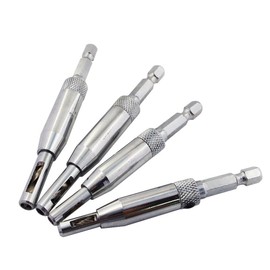 Bestgle 4Pcs Door Self-centering Hinge Drill, Window Hole Opening Center Drill Bit Hole Puncher Woodworking Tools 5/64'' 7/64'' 9/64'' 11/64''
