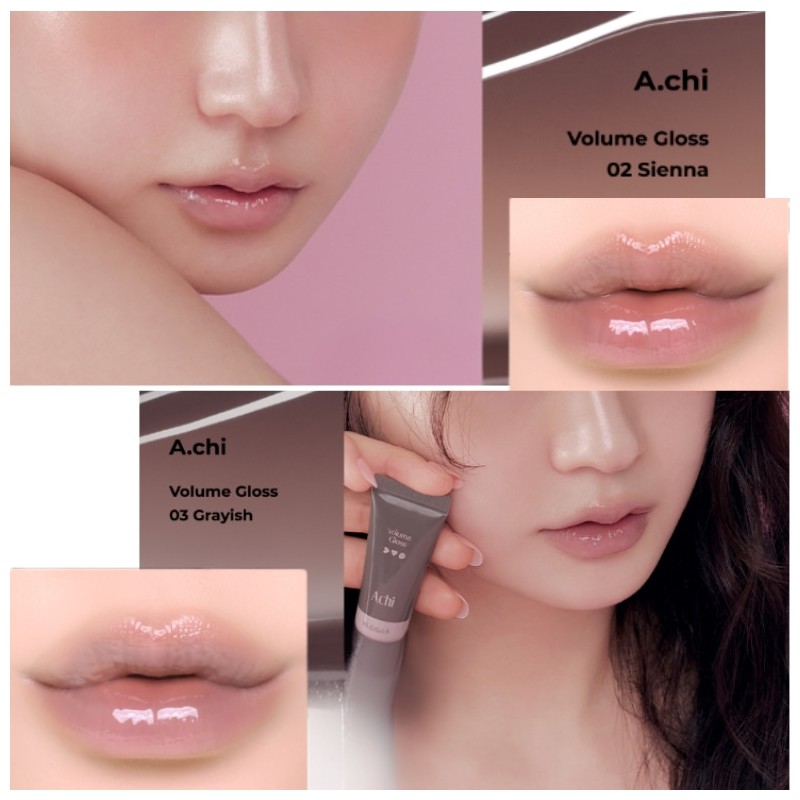 A.CHI Volume Gloss + Sparkle Glitz + Sugar Beam Highlighter