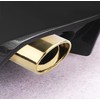 R-STYLE Oval Type Stainless Steel Muffler Cutter for Easy Dress