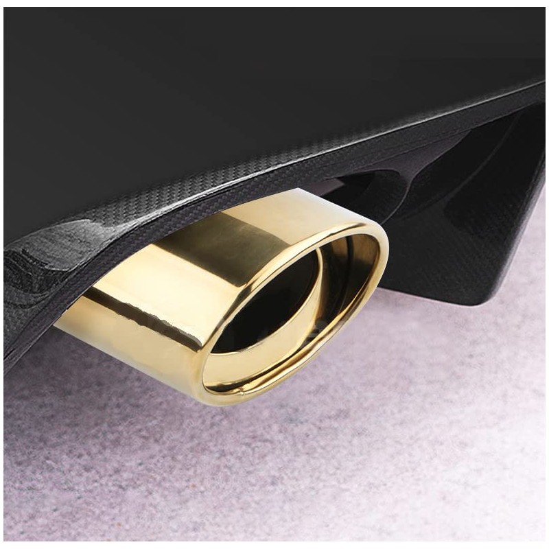 R-STYLE Oval Type Stainless Steel Muffler Cutter for Easy Dress