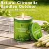 Outdoor Citronella Candles - Essential Oil Soy Wax for Patio