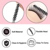Corconess Skinny Mascara Wands 50pcs Mini Eyelash Brushes Disposable Lash