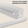 lomonmen Clothes Airer Wall Mounting, 70 cm Wall Dryer, Extendable,