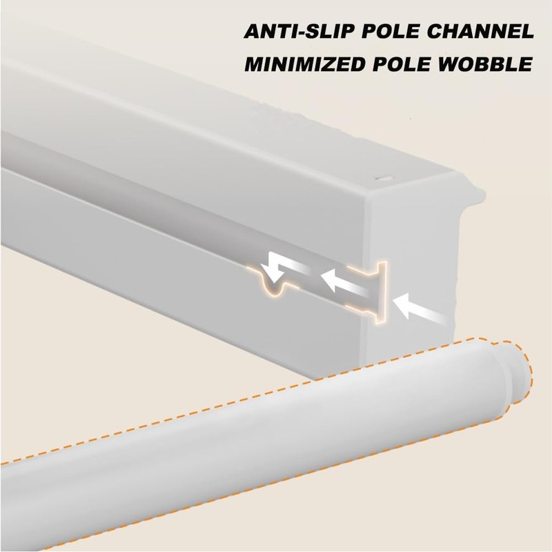 lomonmen Clothes Airer Wall Mounting, 70 cm Wall Dryer, Extendable,