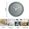 Diompirux 20 cm White High Accuracy Wall Clock, Easy to