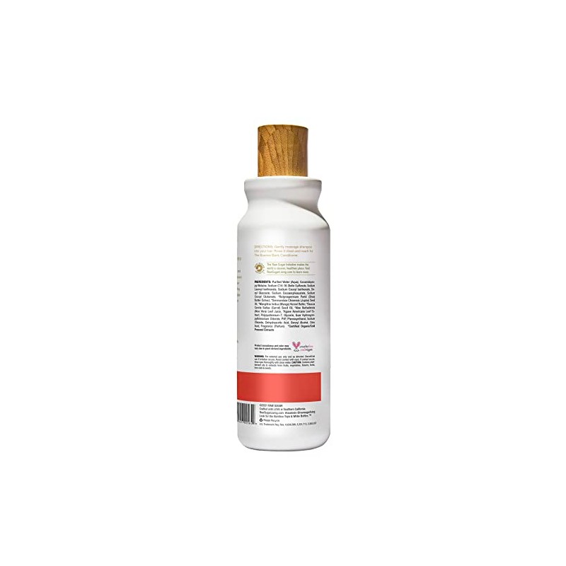 RAW SUGAR, The Bounce Back, Shampoo Hidratante y Fortalecedor, con