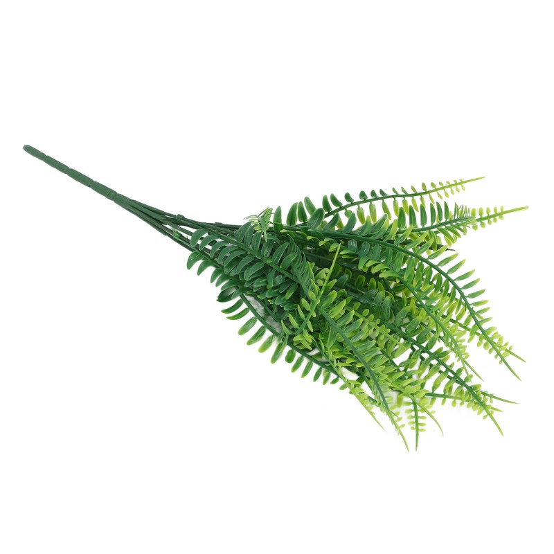12pcs Artificial Plants Greenery Simulation Plants Fern Wort Fake Grass