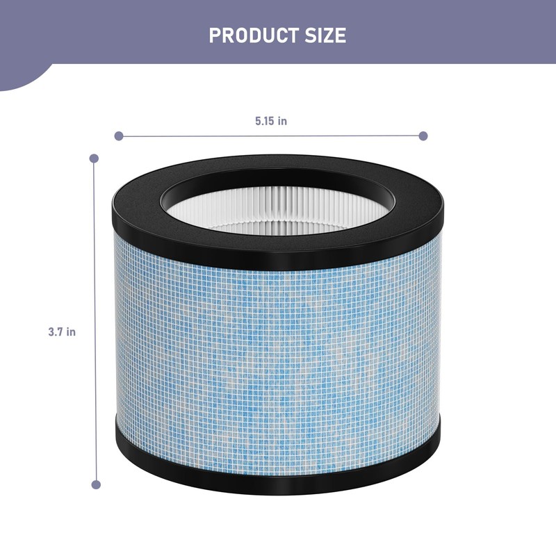 TZ-K1 DH-JH01 HEPA Replacement Filter Compatible with AROEVE MK01 MK06