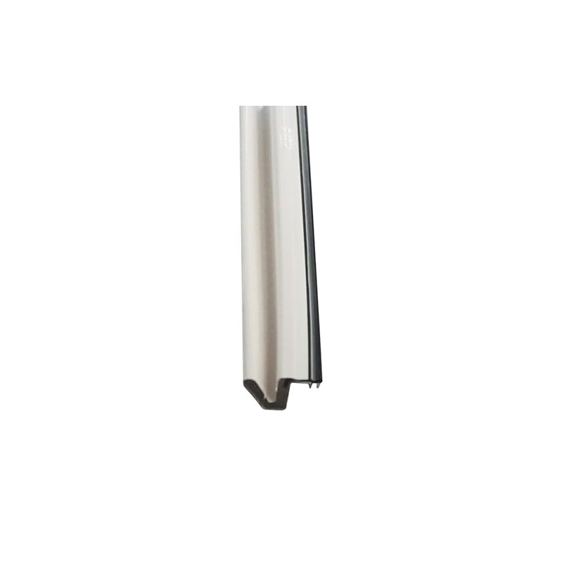 WRS .650" Q-Lon Door Seal/Weatherstripping with Kerf Mount - White
