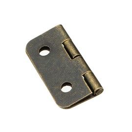 sourcing map Retro Mini Hinge Replacement with Screws 1.18 Inch Antique Bronze DE de Pack of 10