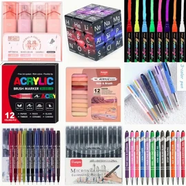 Colorful bags(markers,pen, for wiritng, painting)--come back to my live and waiting for yours Coloring Materials Set Coloring Supplies:_10 bags(at least 15 bags)_blue