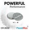 PoundMax CR 2032 Batteries 3v Lithium Coin Cell Battery Combo