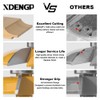 XDENGP Cove Raised Panel with Back Cutter Router Bits 1/2