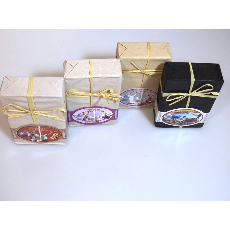 3 + 1 FREE Greek Olive Oil Soaps Donkey Milk/Magnolia/Lavender