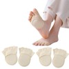 Beige Sole Supporter, Set of 2, Breathable, Soft Pad, Toe