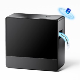 EazeID Label Maker Machine with-Tape P780BT Bluetooth Rechargeable Label Maker Machine-Portable, Auto Cutting, Connect PC & Phone, Create with BZ Label up to~1 inch, Perfect for Office & Businesses