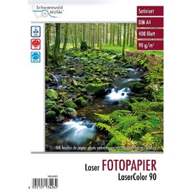 Schwarzwald Mühle LaserColor 90 Laser Printer Paper, 90 g/m², A4, 400 Sheets (Laser Paper, Laser Printer Photo Paper, Photo Paper)
