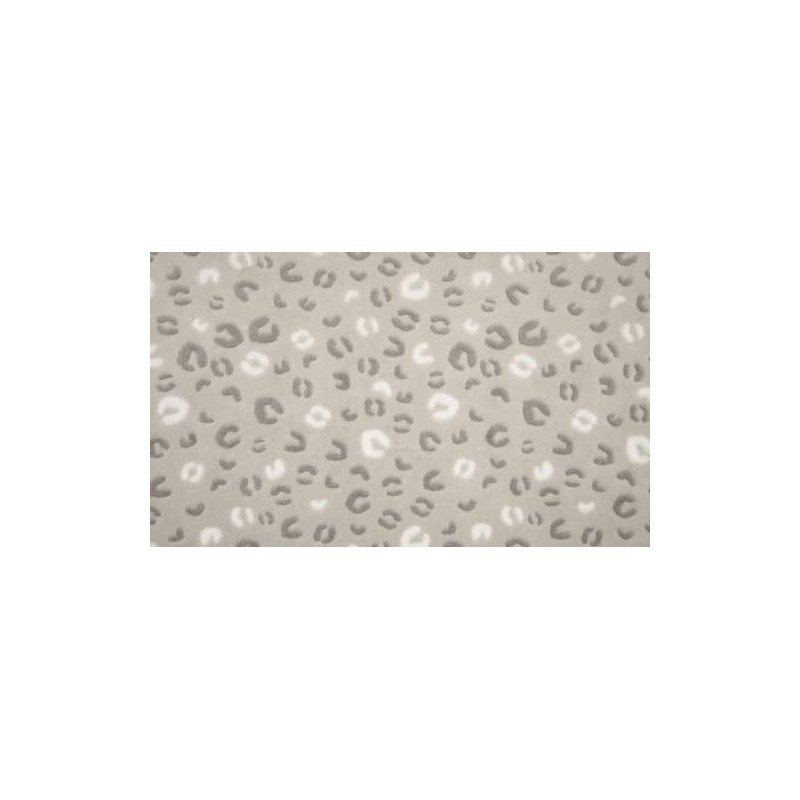 Luxury Super Soft Coral Cuddle Fleece Fabric Material - Leopard