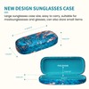 molshine Hard Shell Sunglasses Case, Portable Large Glasses Case with