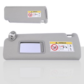 Magimaker Driver Side Sun Visor Fit for Lexus GX460 2010-2023 Replace 74320-60D22-A0 Front Left | Sun Protection Shade | Makeup Mirror | Gray