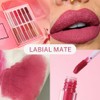 Labial Mate 12 piezas, Brillo de Labios Indelebles de Larga