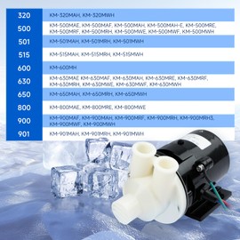 Fexhull Pump Motor Assembly Fit for Hoshizaki PA0613, Ice Maker Machine Includes Capacitor, Fits for Hoshizaki 600, Fits for Hoshizaki Ice Maker Model KM-515 MAH 120V 60Hz 10W