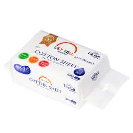 Lily Bell Soft Dry Wipes Cottons Tissue Disposable Face Towel (110 Count) 100% Cotton Wipes Cotton Facial Tissues for Sensitive Skin Facial Towels Disposable, Lint-Free, Dry and Wet Use