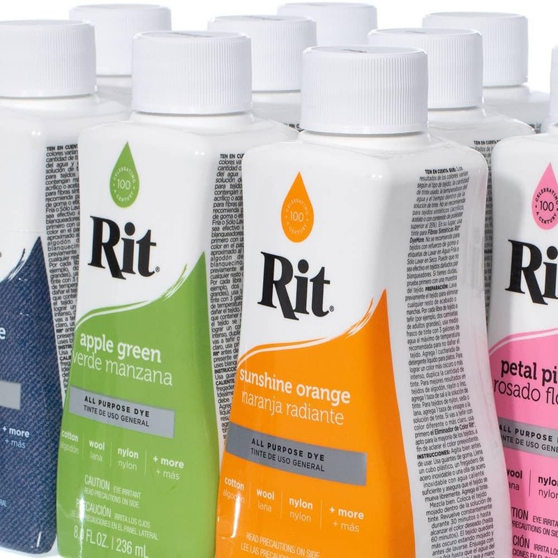 Rit Dye – 8 Oz. Liquid Fabric Dye for Clothing,