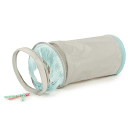 SmartyKat Fringe Frenzy Crinkle Activity Tunnel Cat Toy, Expands to 20" - Randomly Selected Color, One Size