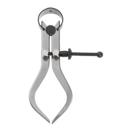 sourcing map Spring Joint Caliper 4 inch / 100mm Adjustable Spring Outside Caliper with Solid Nut for Wood Turning Lathe Work