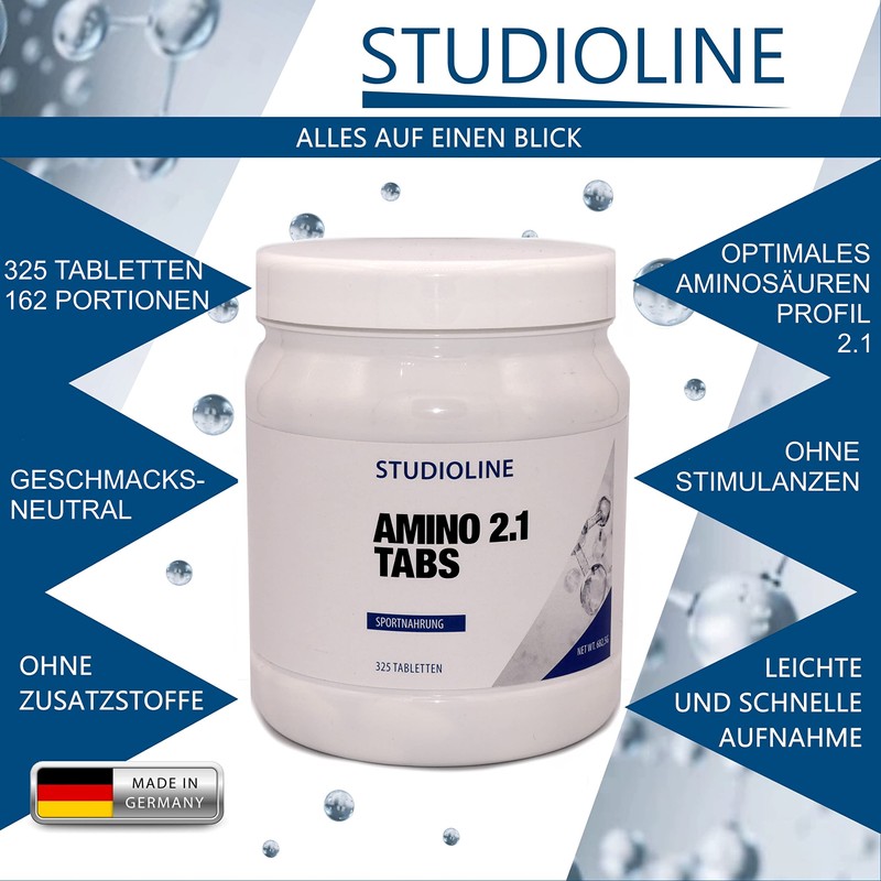 Amino 2.1 Tabs - 325 Tablets High Dose - With