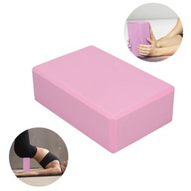 Pink Yoga Block, Yoga Blocks 2 Pack Nonslip Appearance 2PCS Pink Safe Support Foam Material Simple Operation for Meditation for Pilates