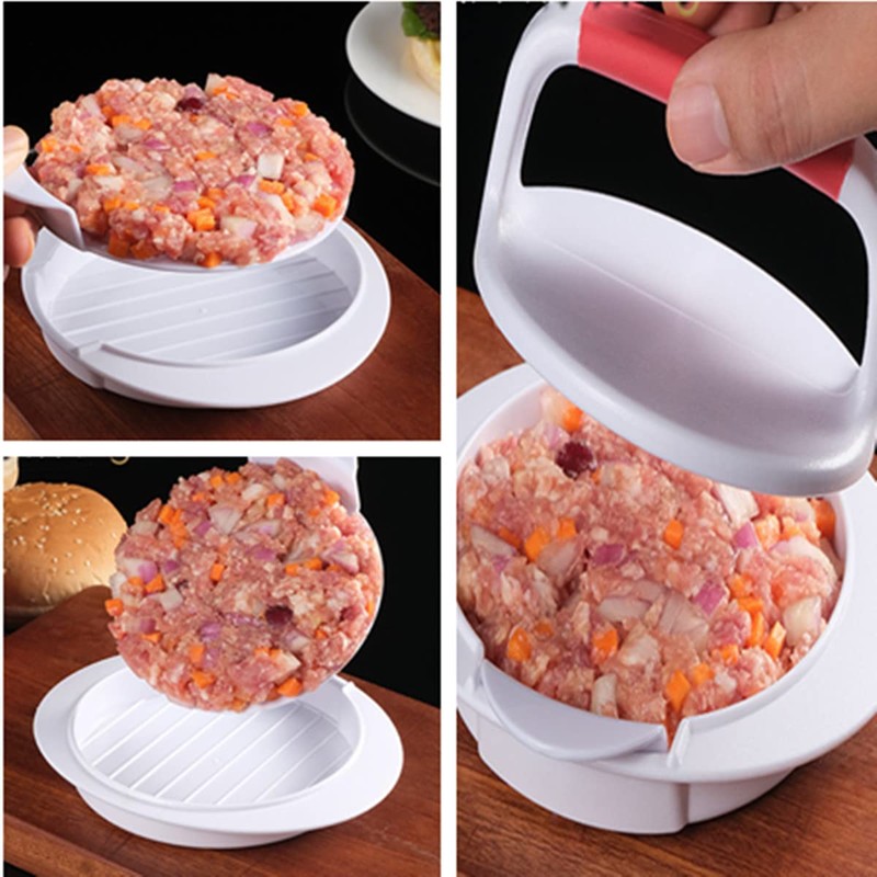 Hamburger Press Patty Maker, Plastic Burger Press, Burger Mold Press