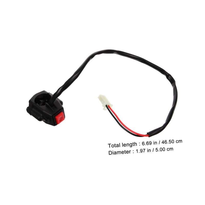 ULTECHNOVO Motorcycle Handlebar Remote Starter Ignition Button for Enhanced Performance