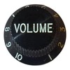 Black guitar control knobs 0-10 scale 2x tone + 2x